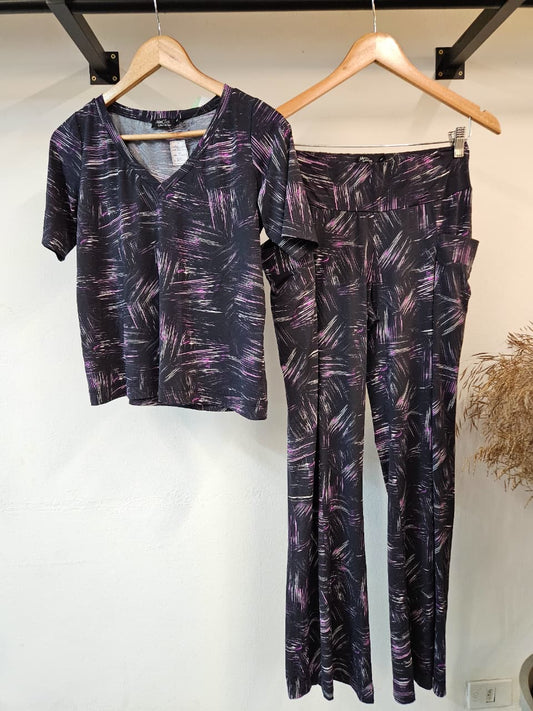 Conjunto Estampado Grife Thamara Capelão - Larga Roupas