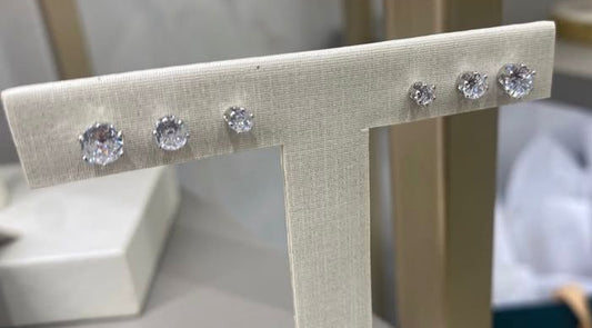 Trio de Brincos Ponto de Luz Bacci - Larga Roupas