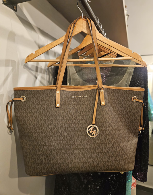 Bolsa Tote Michael Kors Original – Monograma MK - Larga Roupas